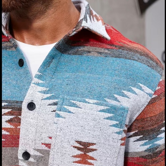 NIP men’s flannel feel button down shirt jacket, multiple sizes - Picture 4 of 10